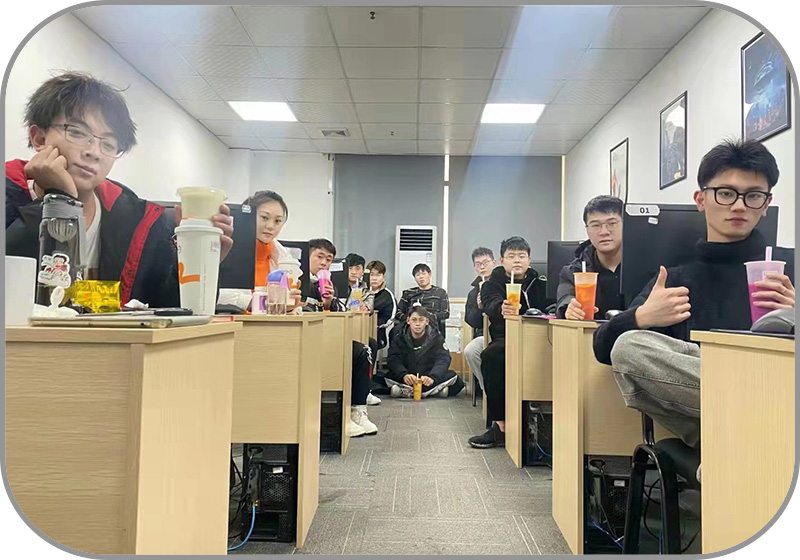 公滨路校区老师学员合影照片
